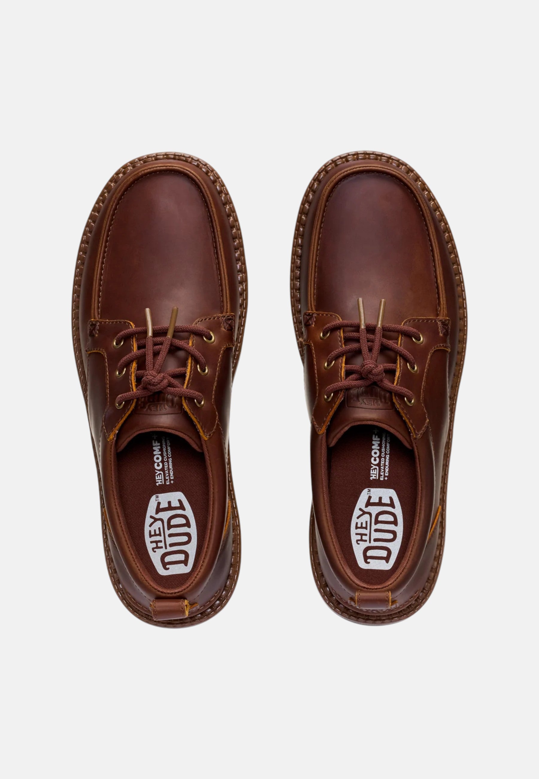 Mocassino Uomo Flint Moc Leather hey Dude Partridge/multi