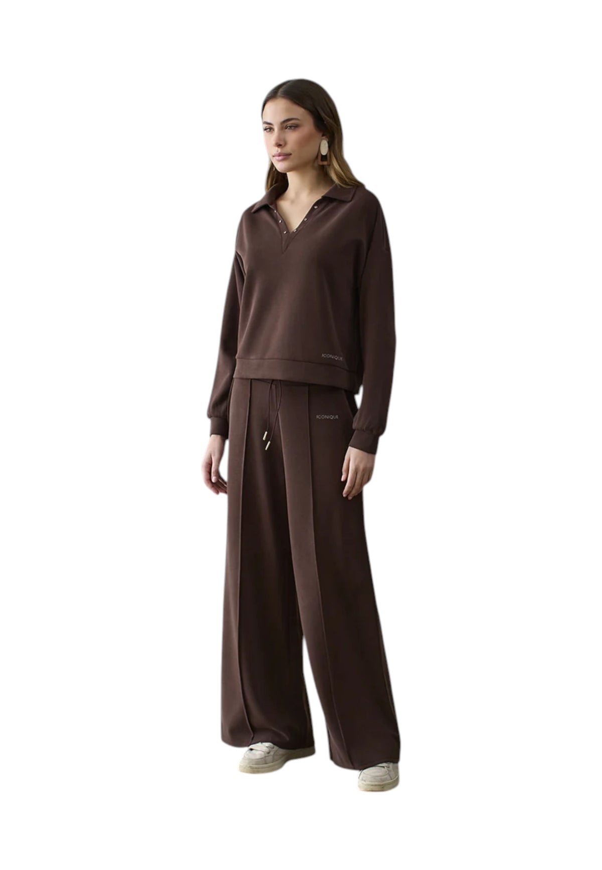 Fepa con colletto Donna Iconique Brown