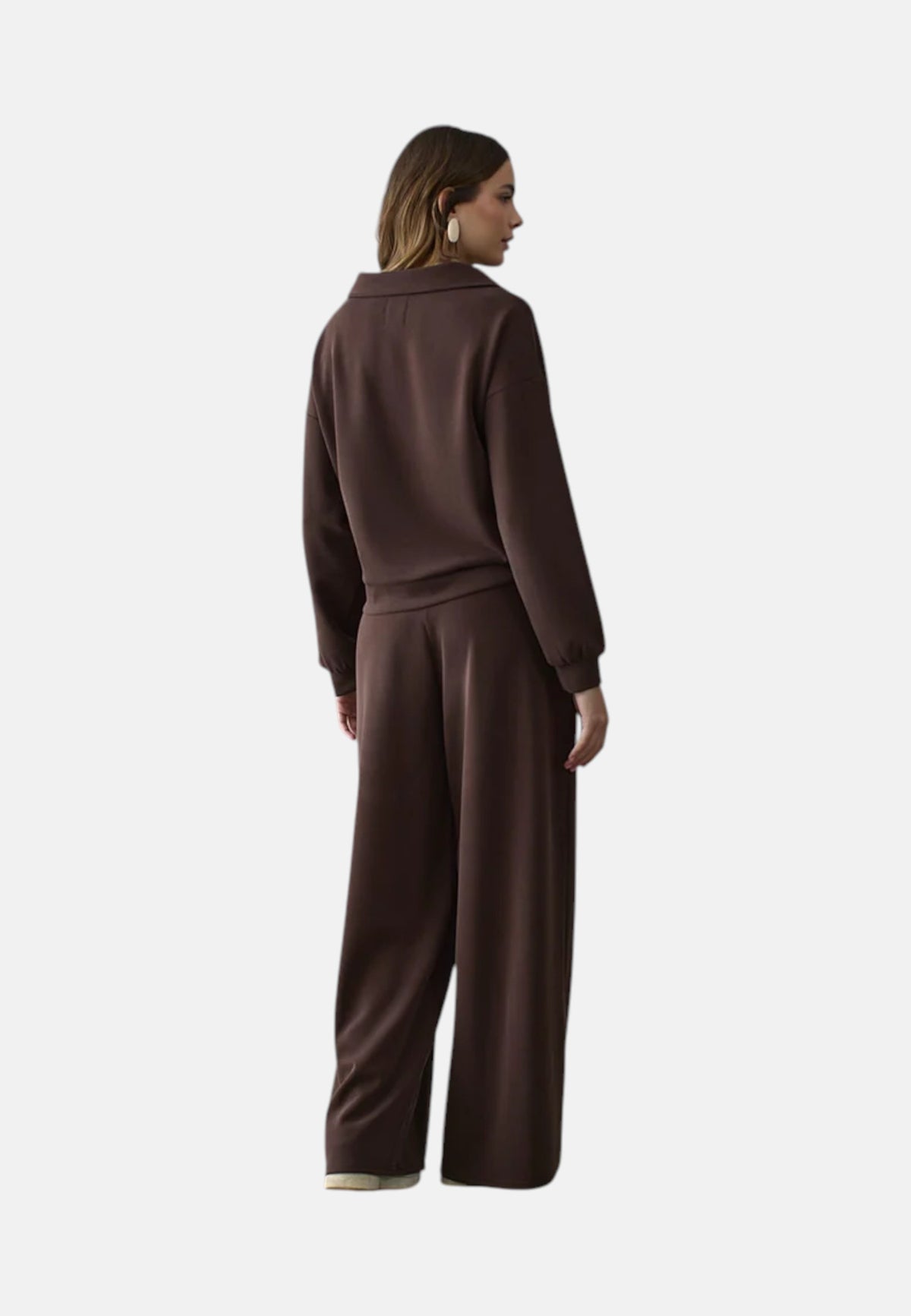 Fepa con colletto Donna Iconique Brown