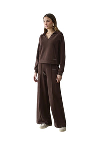 Pantaloni Joggers da donna ICONIQUE Brown