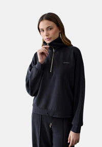 Fepa Half-Zip Donna Iconique Black
