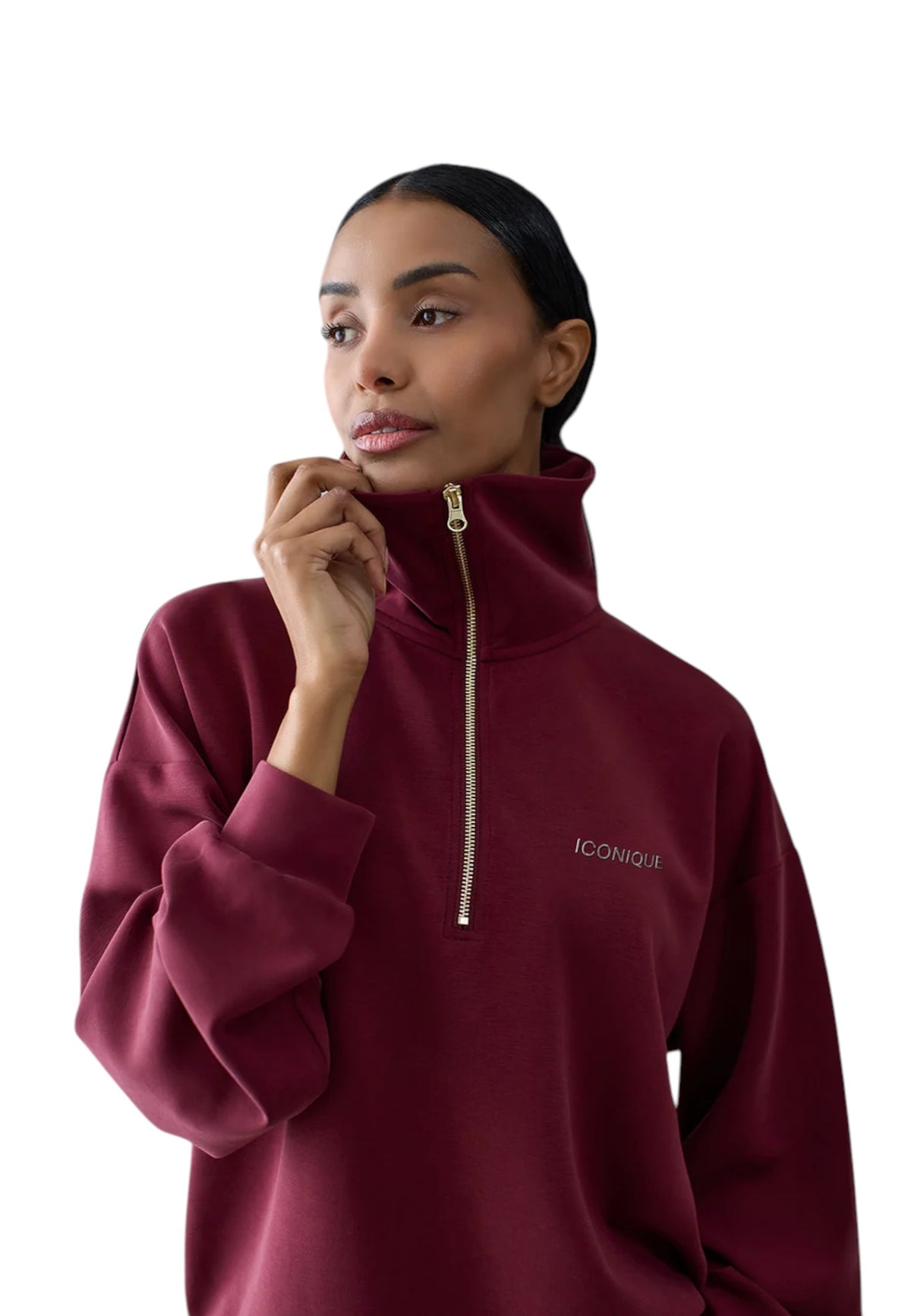 Fepa Half-Zip Donna Iconique Burgundy
