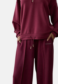 Pantaloni Joggers da donna ICONIQUE Burgundy