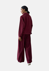 Pantaloni Joggers da donna ICONIQUE Burgundy