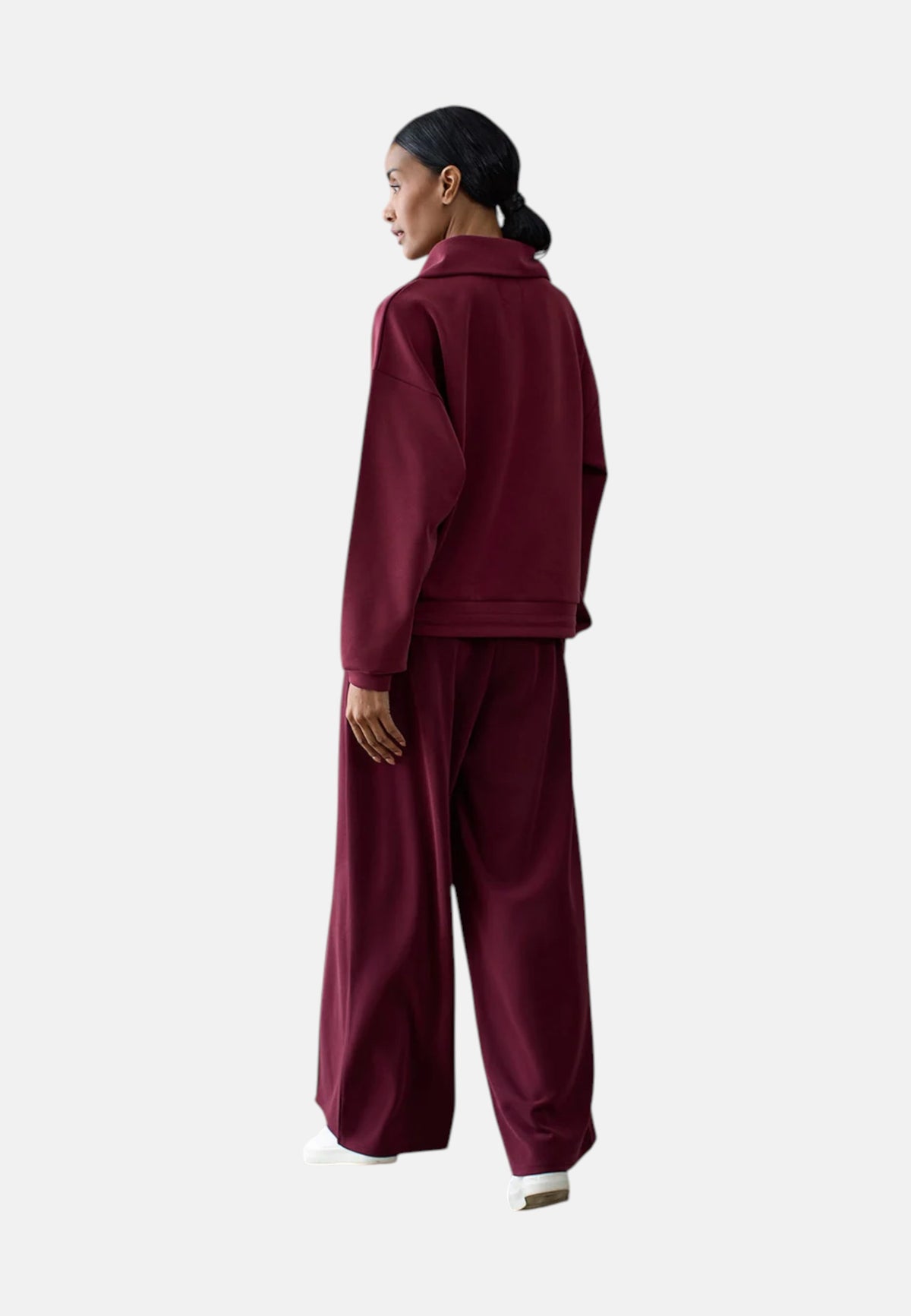 Pantaloni Joggers da donna ICONIQUE Burgundy