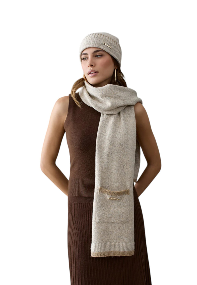 Set Sciarpa e Cappello Donna Iconique Beige