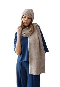 Set Sciarpa e Cappello Donna Iconique Beige