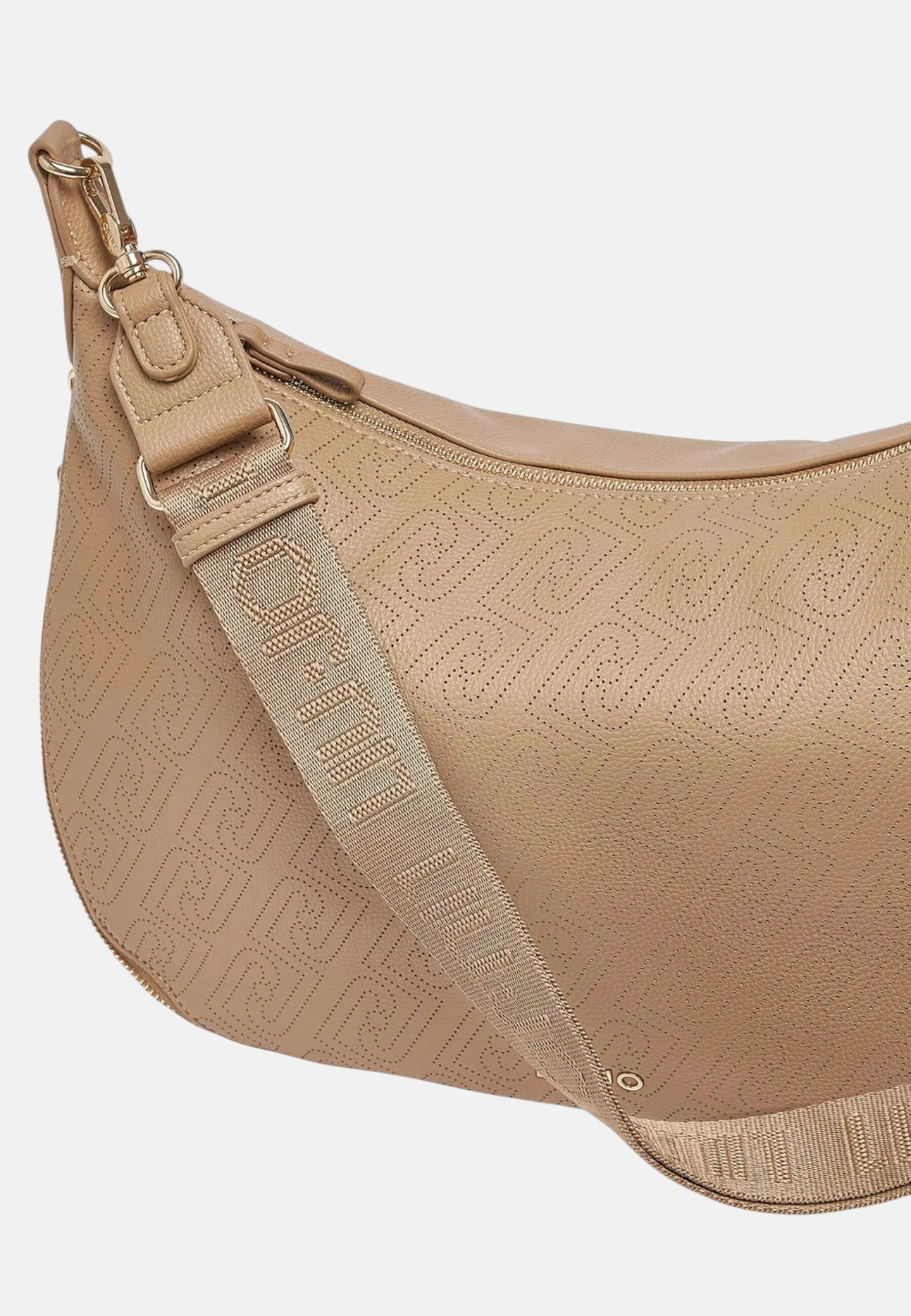 Borsa Donna hobo grande laserata Liu Jo Cammello