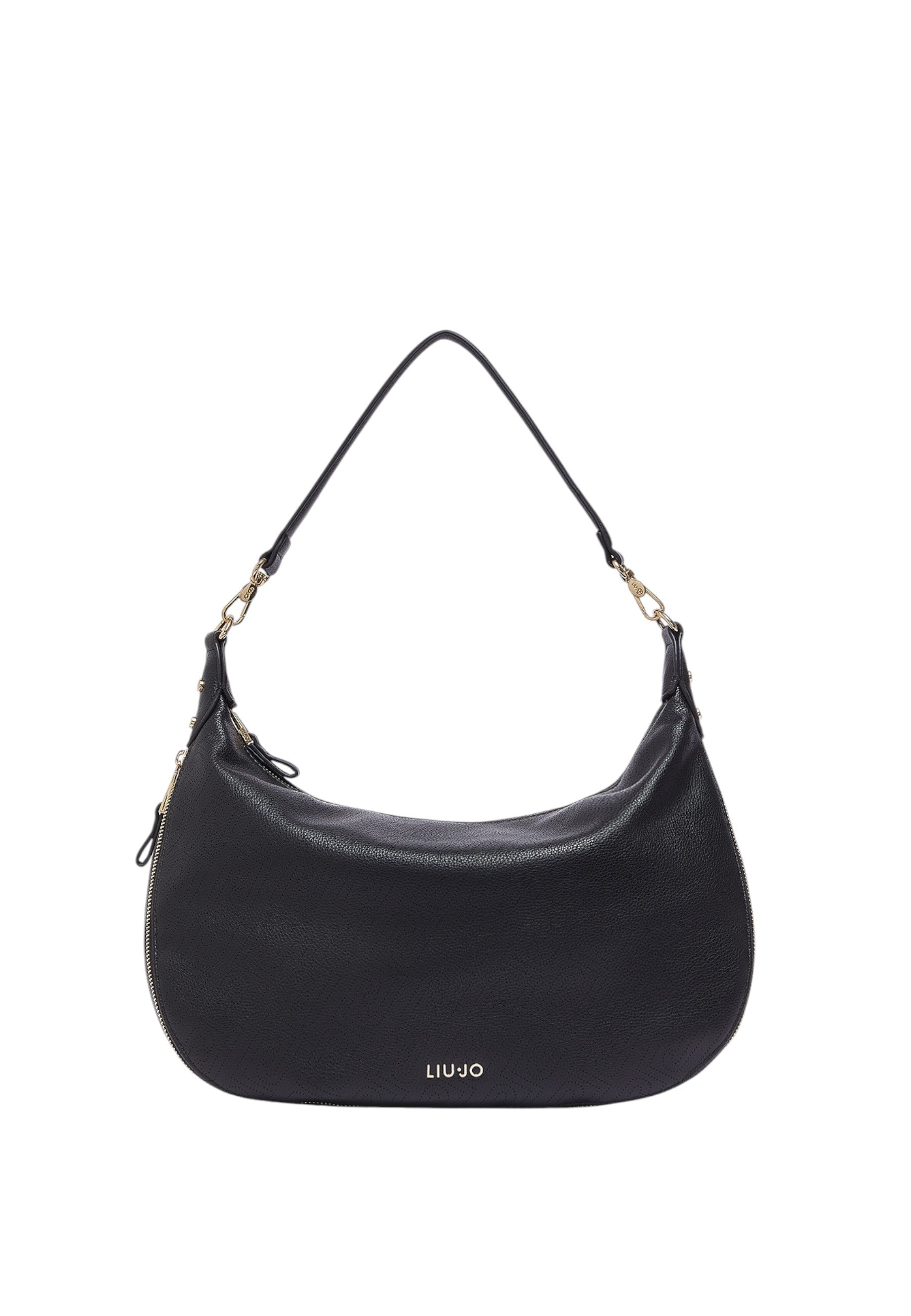 Borsa Donna hobo grande laserata Liu Jo Black