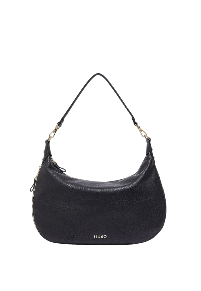 Borsa Donna hobo grande laserata Liu Jo Black