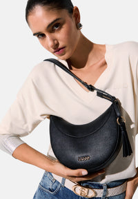Borsa hobo media LIu Jo Nero