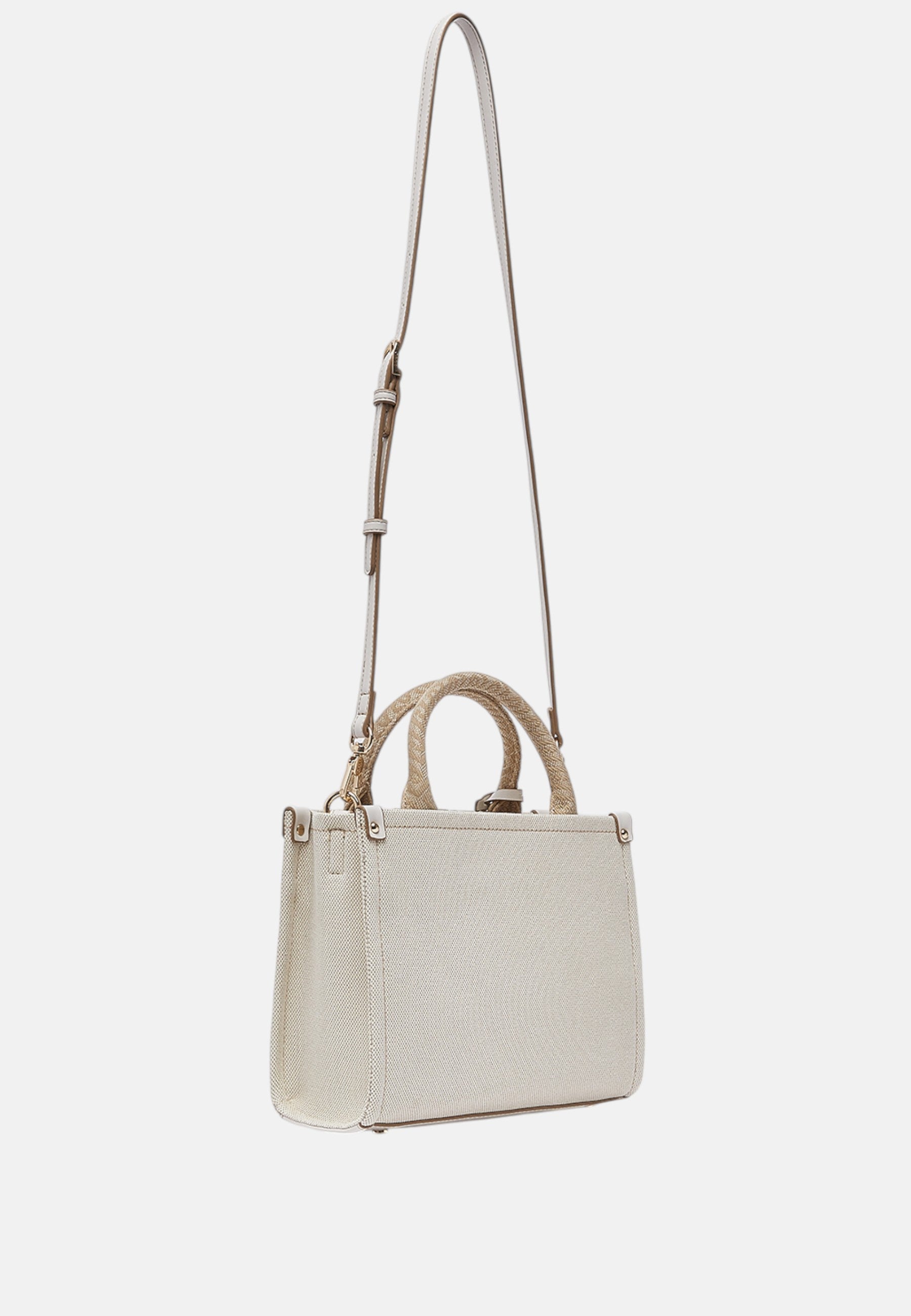 Borsa piccola Donna Liu Jo jacquard Neutro/cream
