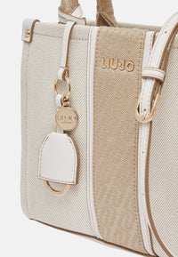 Borsa piccola Donna Liu Jo jacquard Neutro/cream
