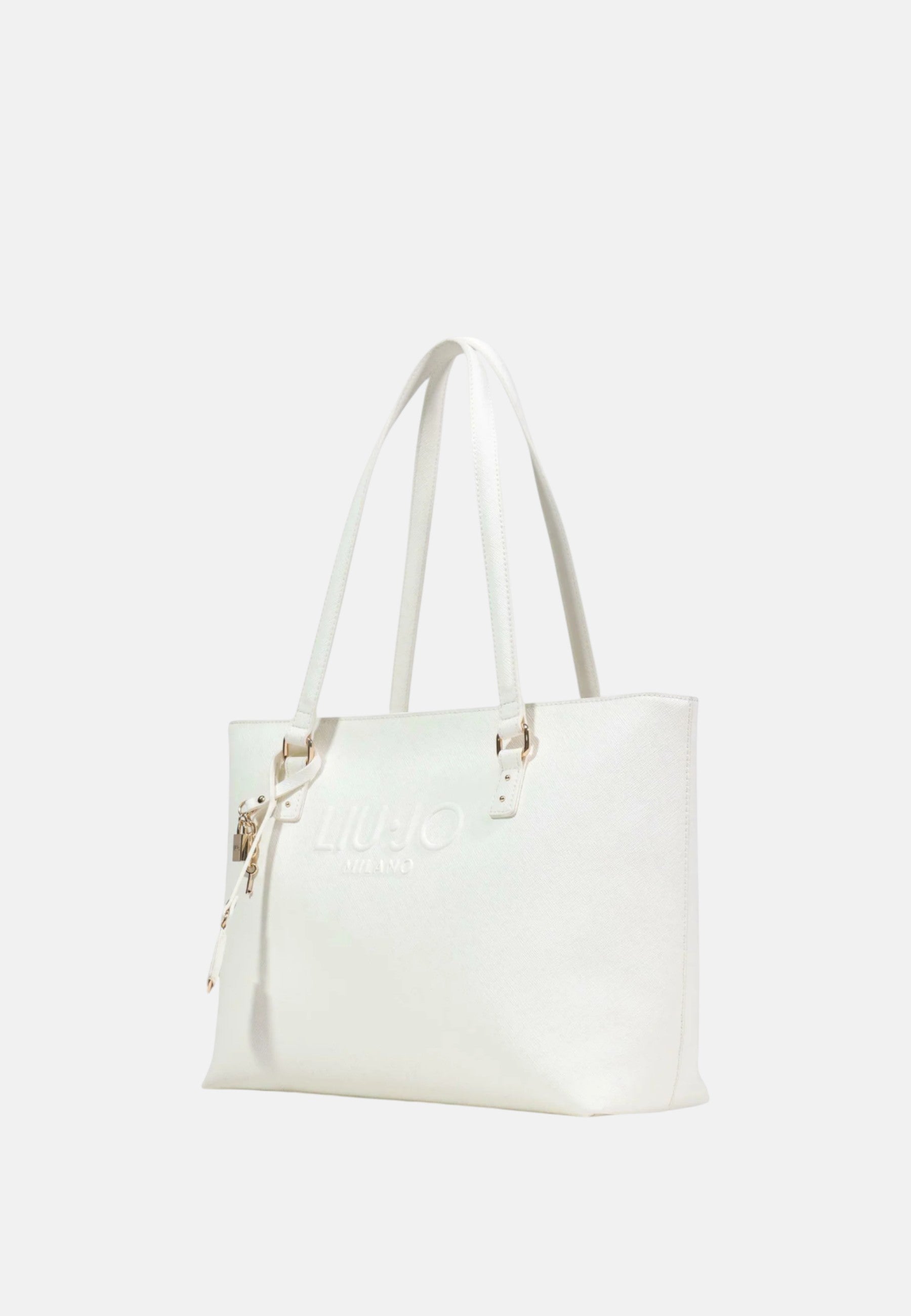 Tote bag Donna grande con charm Liu jo Cream
