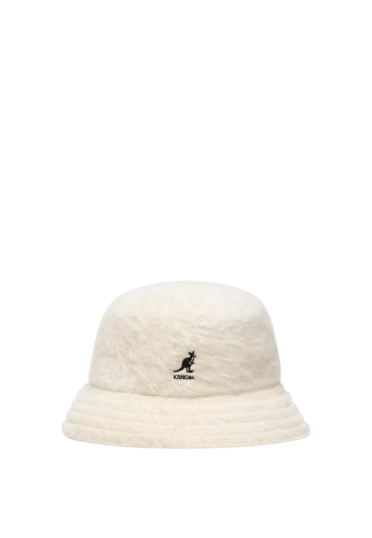 Kangol Cappello Pescatore Furgora Casual Misto Angora Acrilico Nero Unisex Ivory