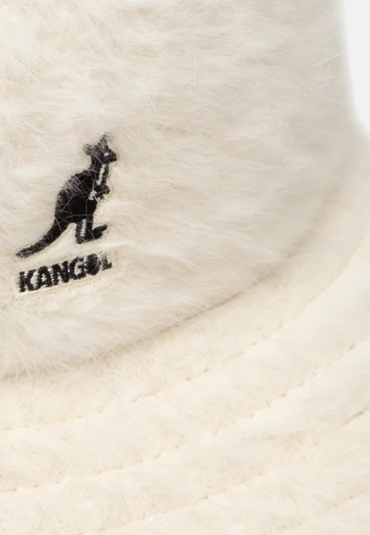 Kangol Cappello Pescatore Furgora Casual Misto Angora Acrilico Nero Unisex Ivory
