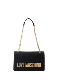 Borsa a Tracolla Da Donna in ecopelle Nero/oro