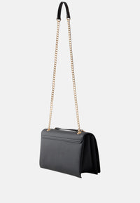 Borsa a Tracolla Da Donna in ecopelle Nero/oro