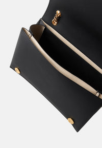 Borsa a Tracolla Da Donna in ecopelle Nero/oro