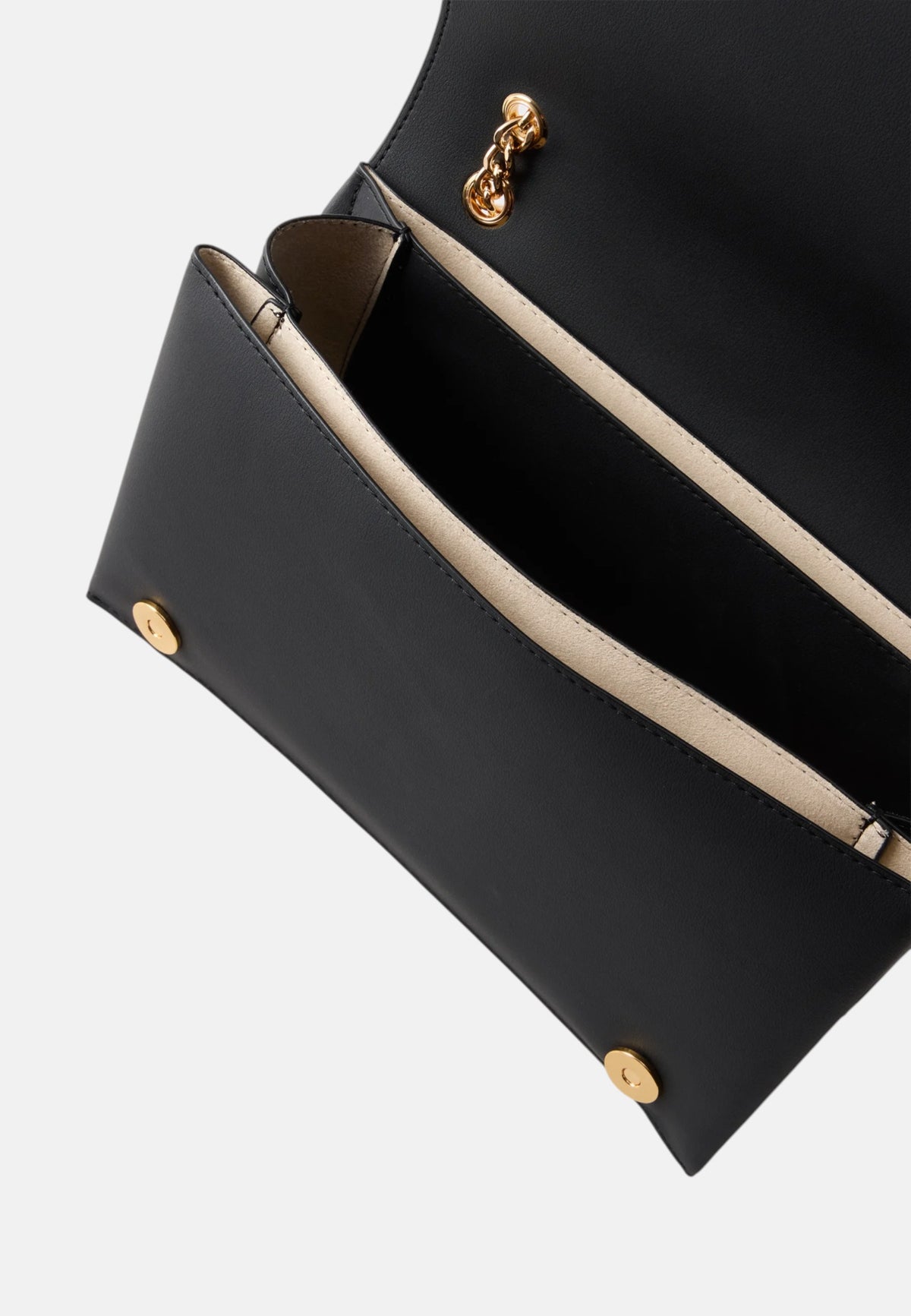 Borsa a Tracolla Da Donna in ecopelle Nero/oro
