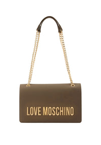 Borsa a Tracolla Da Donna in ecopelle Fango