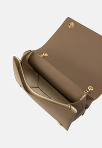 Borsa a Tracolla Da Donna in ecopelle Fango
