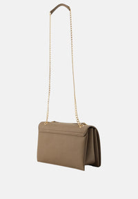 Borsa a Tracolla Da Donna in ecopelle Fango