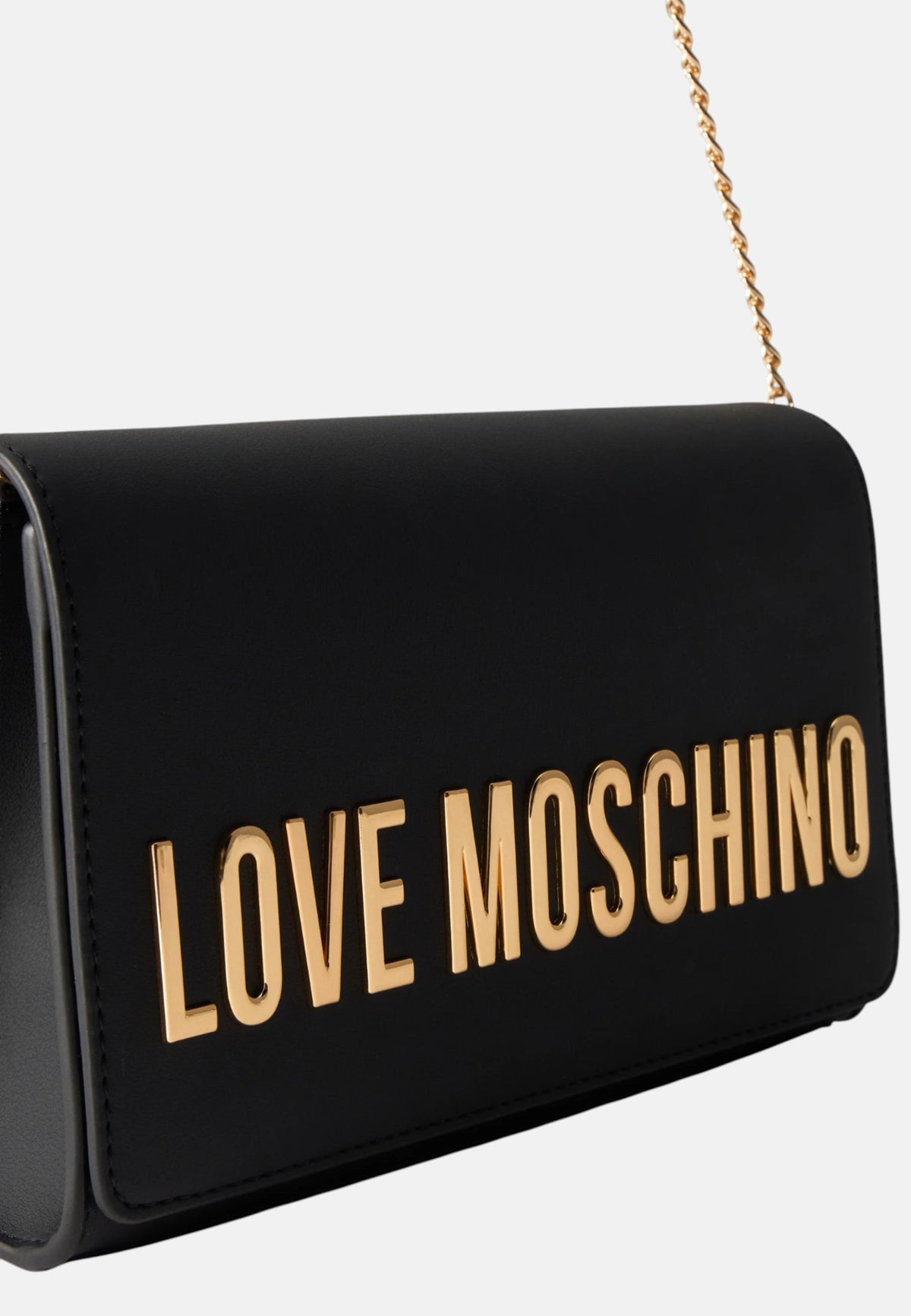 Borsa a Tracolla Da Donna in ecopelle Nero/oro