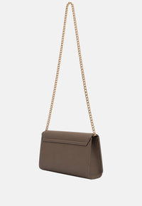 Borsa a Tracolla Da Donna in ecopelle Fango