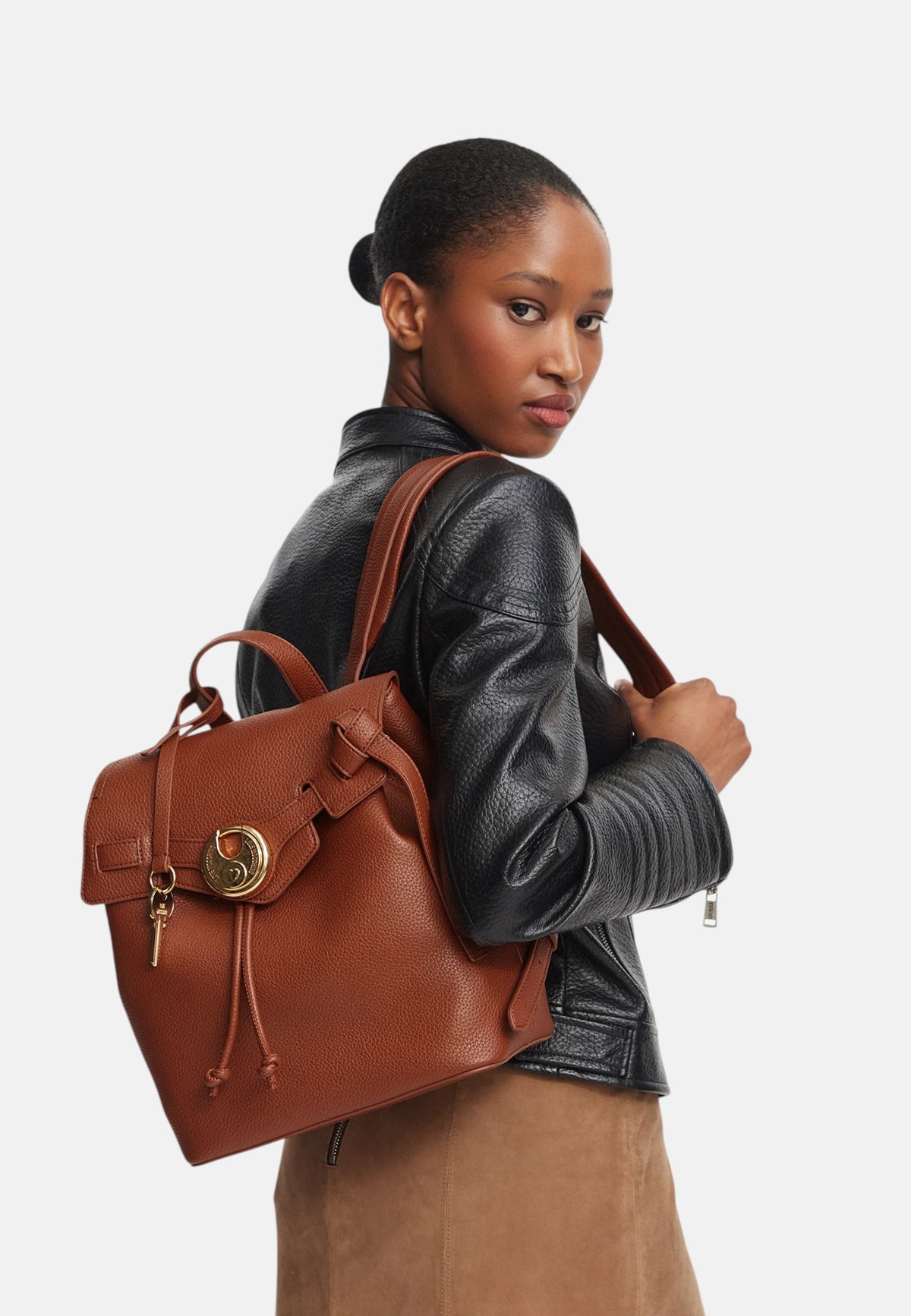 Zaino da Donna Love Moschino Noce