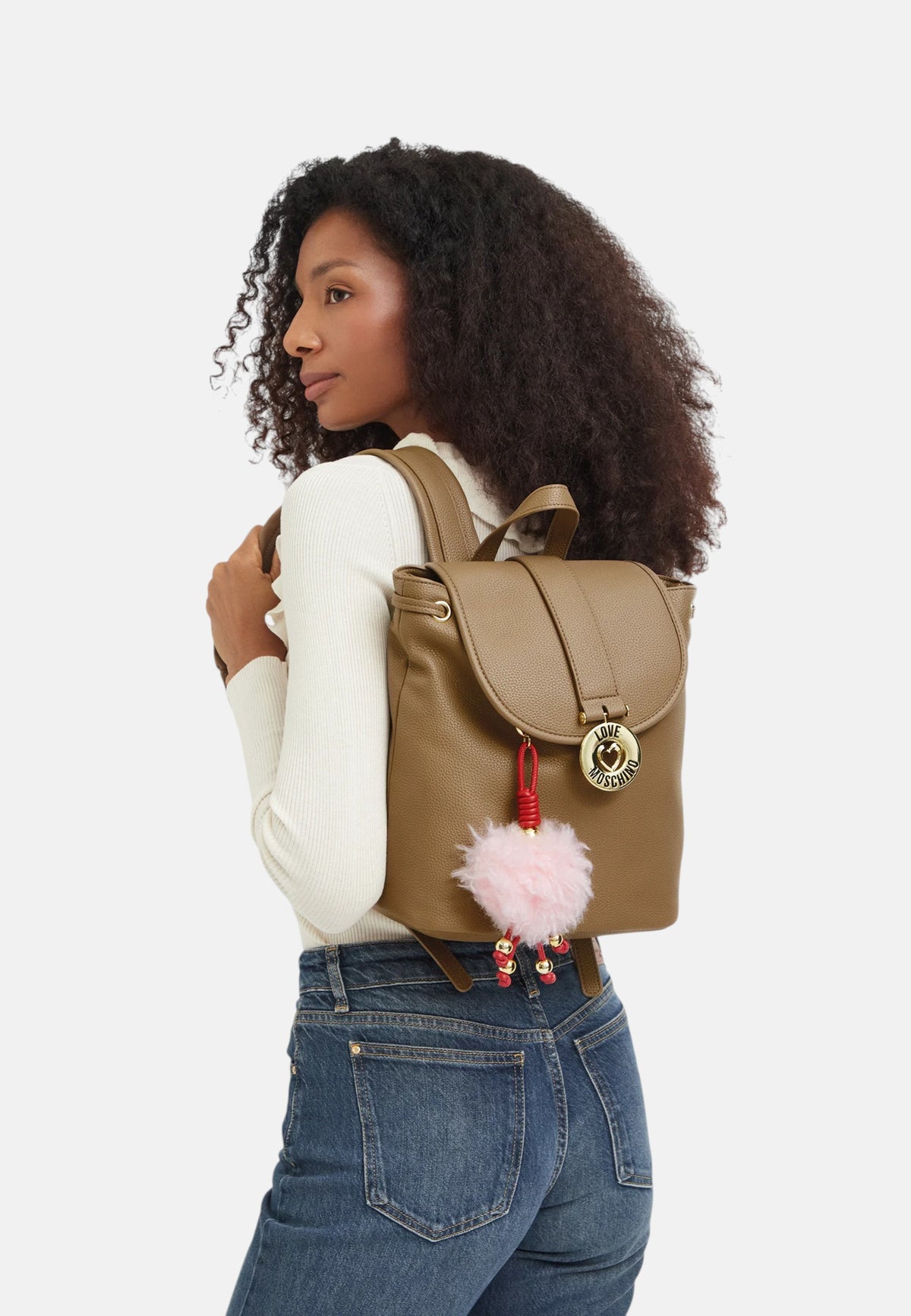 Zaino da Donna Love Moschino Sabbia