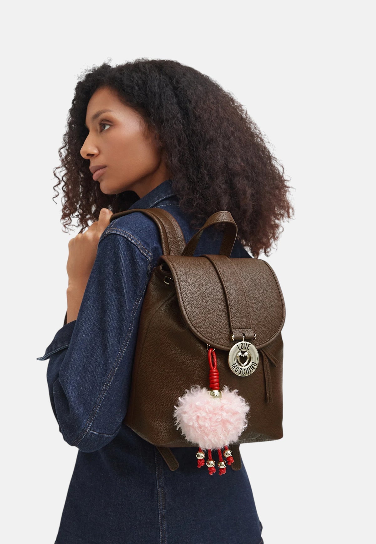 Zaino da Donna Love Moschino Cioccolato