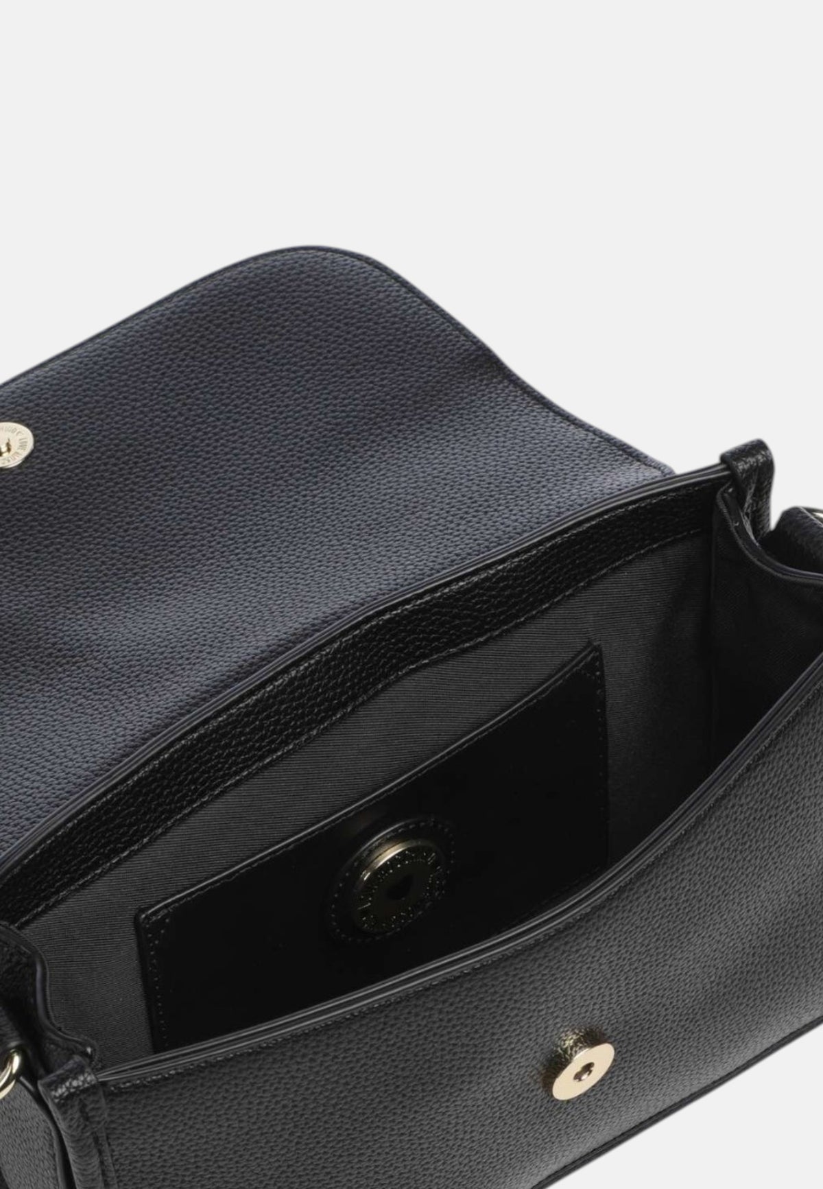 Borsa a spalla con Ciondolo decorativo Love Moschino Nero