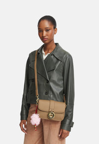 Borsa a Tracolla da Donna Love Moschino Sabbia