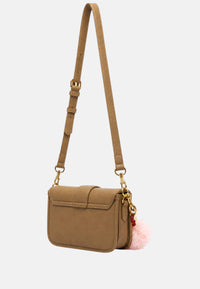 Borsa a Tracolla da Donna Love Moschino Sabbia