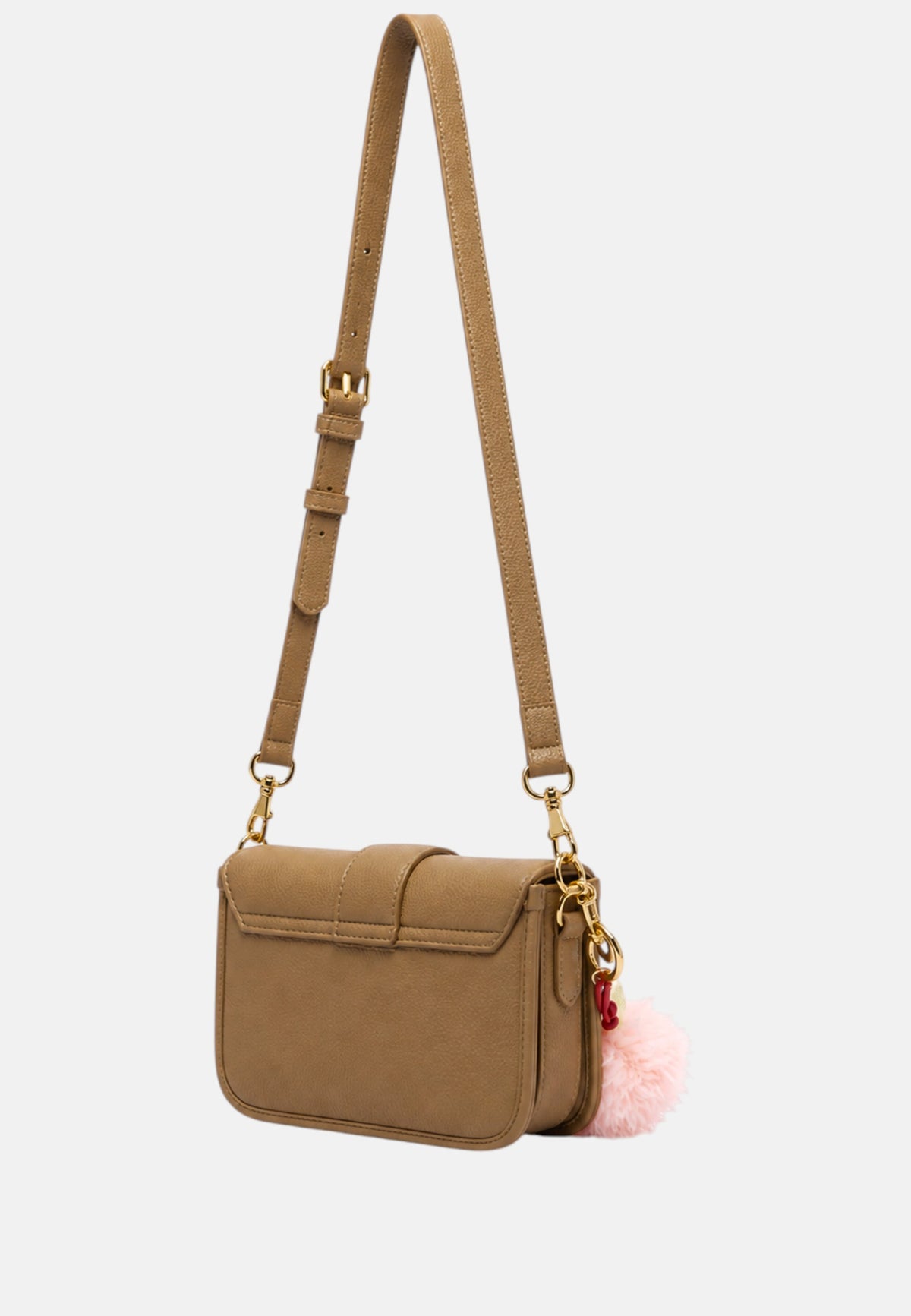 Borsa a Tracolla da Donna Love Moschino Sabbia
