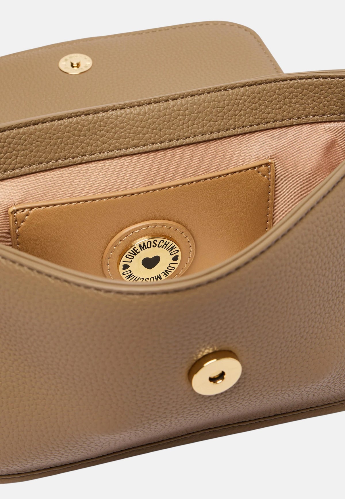 Borsa a Tracolla da Donna Love Moschino Sabbia