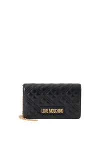 Borsa a Tracolla Da Donna in ecopelle Nero/oro
