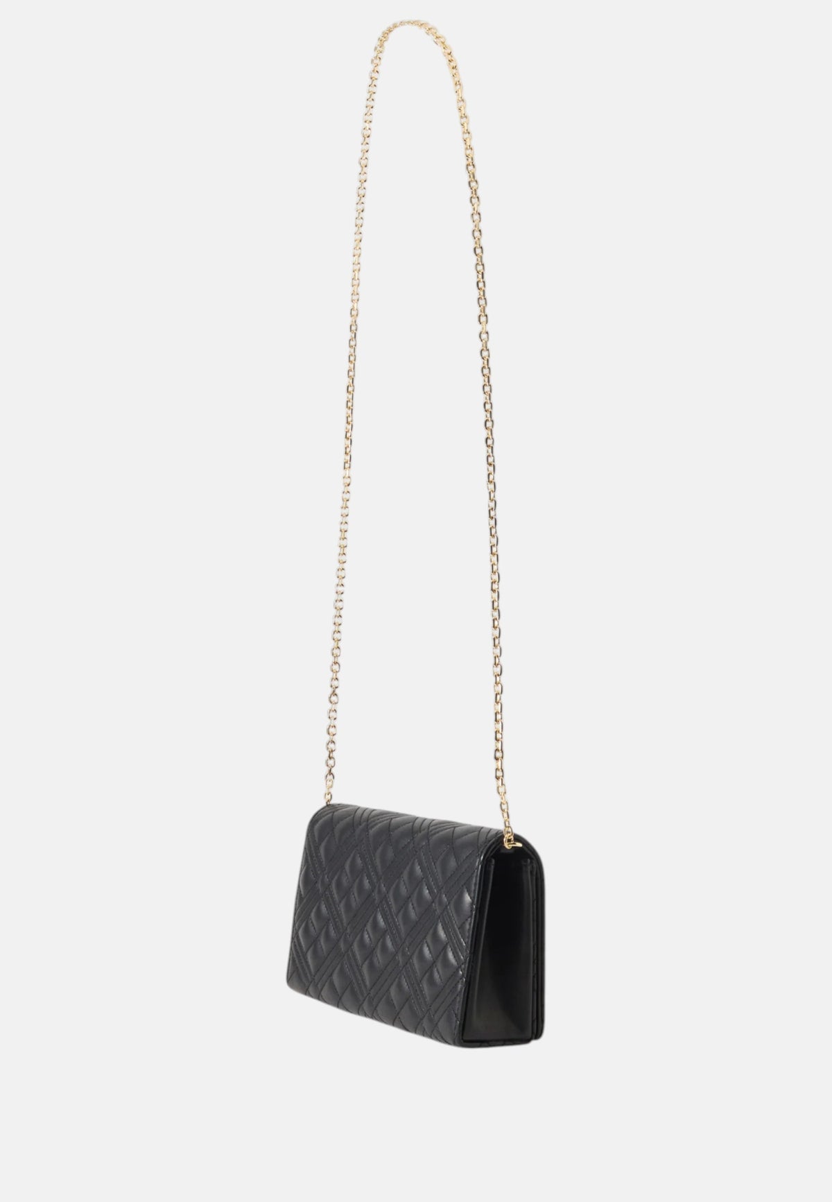 Borsa a Tracolla Da Donna in ecopelle Nero/oro