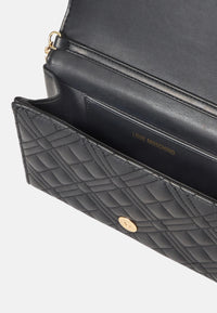 Borsa a Tracolla Da Donna in ecopelle Nero/oro