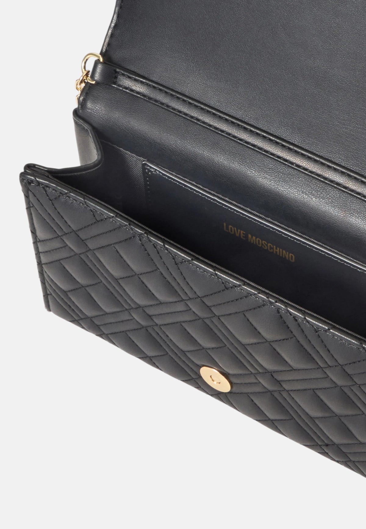 Borsa a Tracolla Da Donna in ecopelle Nero/oro