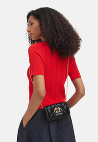 Borsa a Tracolla Da Donna in ecopelle Nero
