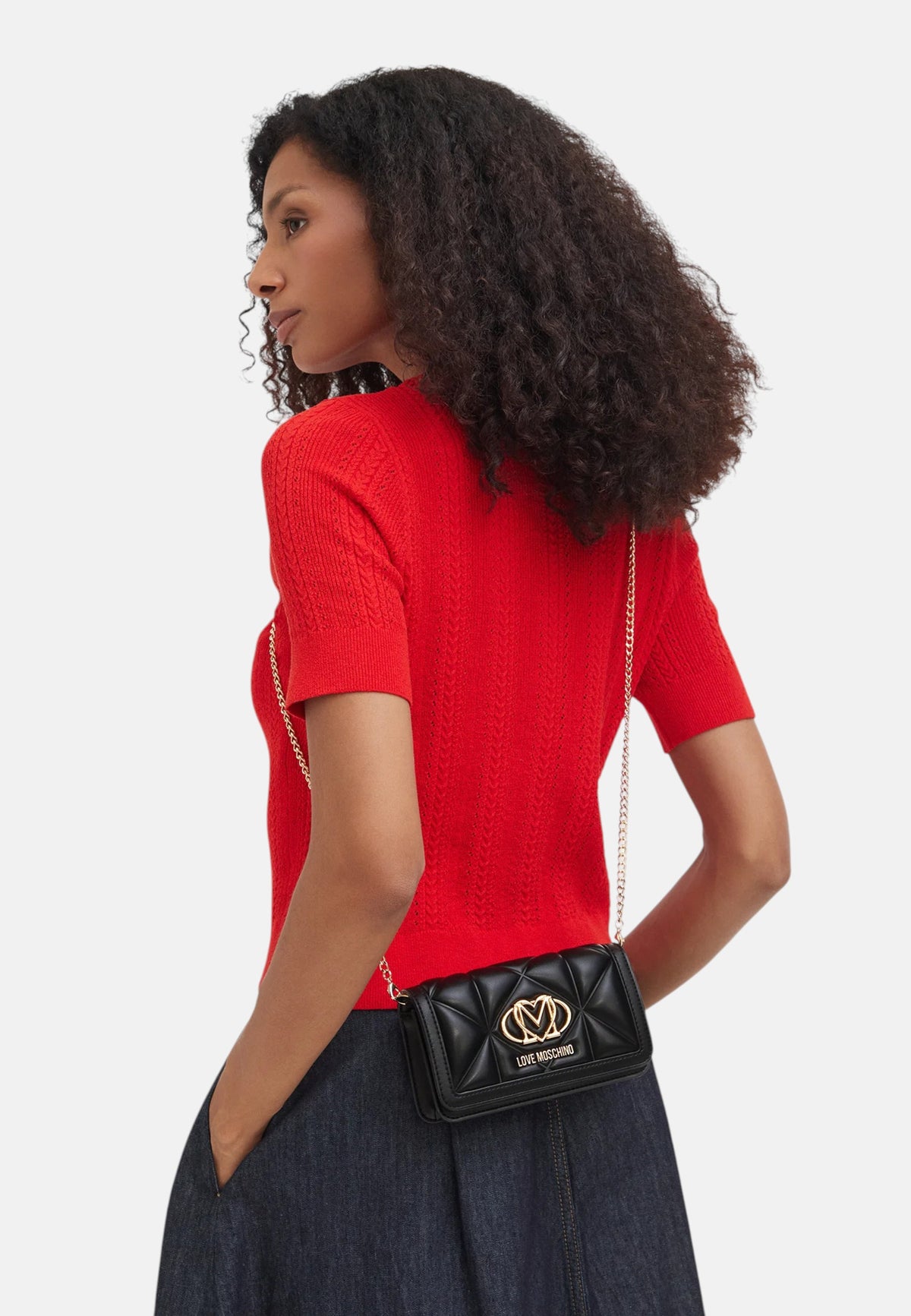 Borsa a Tracolla Da Donna in ecopelle Nero