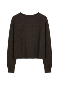 Maglione da Donna girocollo in lana Max Mara Testa Moro