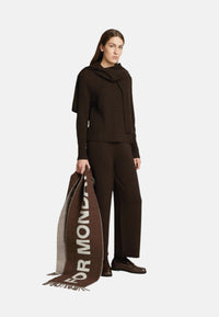 Maglione da Donna girocollo in lana Max Mara Testa Moro