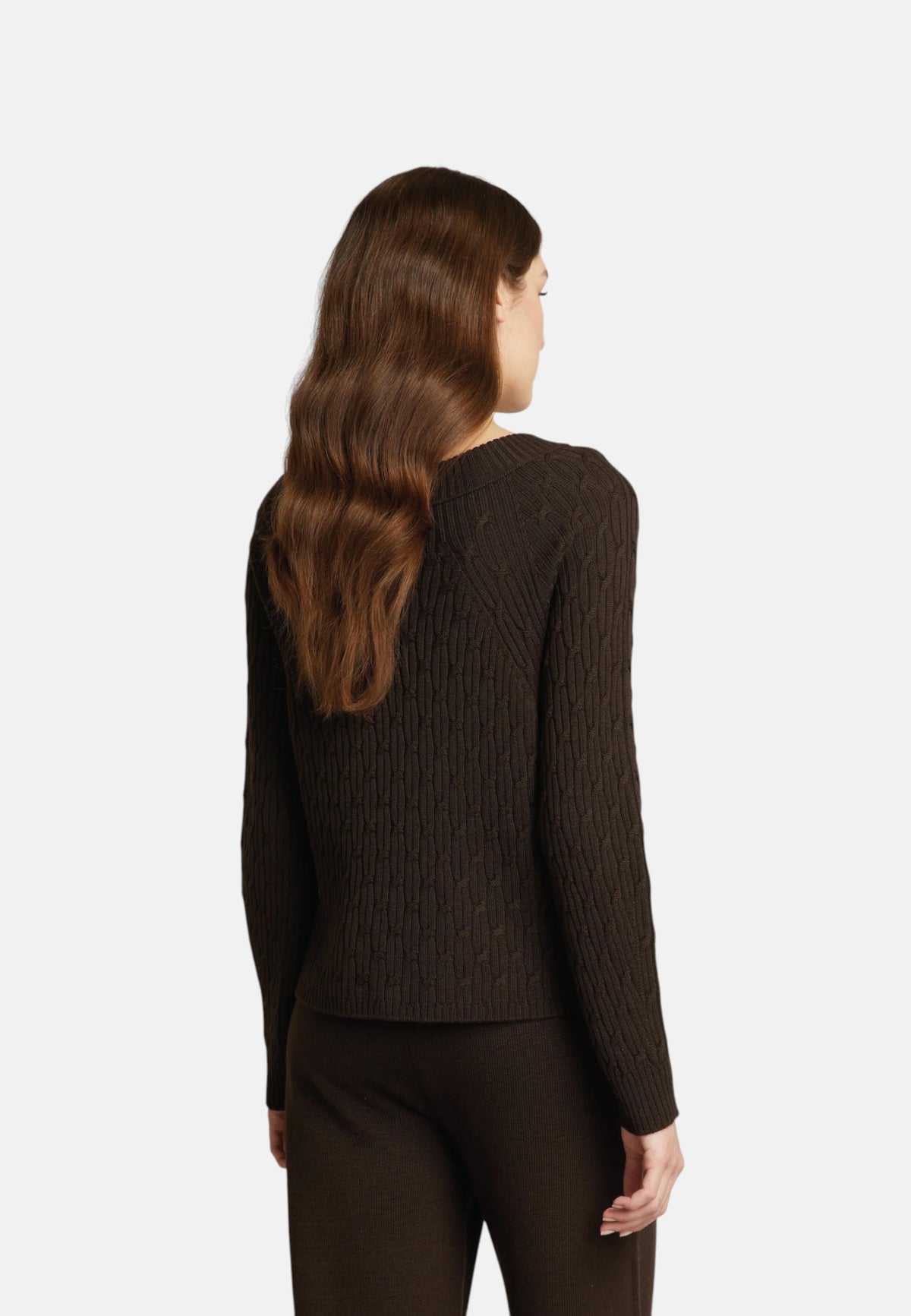 Maglione da Donna girocollo in lana Max Mara Testa Moro