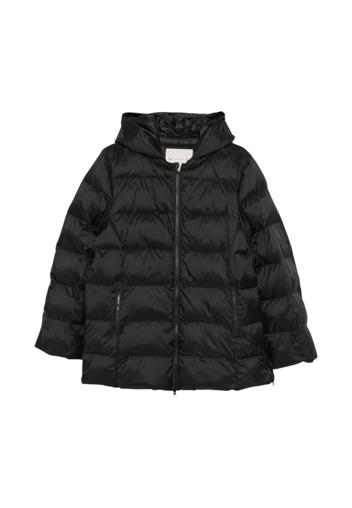 Piumino Midi Imbottito in Luxepad Ultra Fine MAX MARA Nero