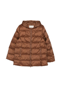 Piumino Midi Imbottito in Luxepad Ultra Fine MAX MARA Caramello