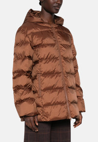 Piumino Midi Imbottito in Luxepad Ultra Fine MAX MARA Caramello