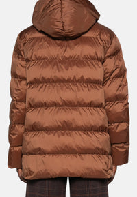 Piumino Midi Imbottito in Luxepad Ultra Fine MAX MARA Caramello